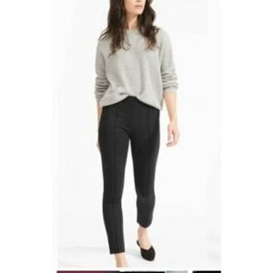 Everlane Stretch Ponte Crop in Charcoal Gray